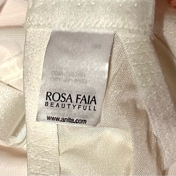 Size 44D Rosa Faia “Fleur” Full Coverage Bra with Underwiring 5653 White LkNw 💕 - Picture 7 of 8
